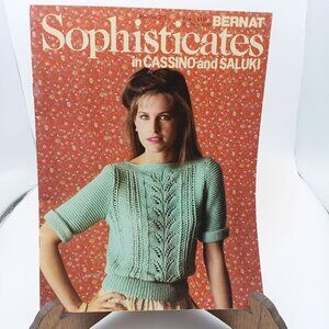 Sophisticates in Cassino and Saluki Book 273, Vintage Bernat Handicrafter Patter